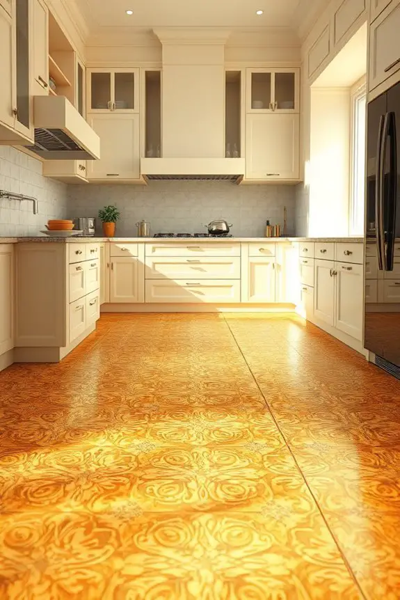 elegant gold tile designs