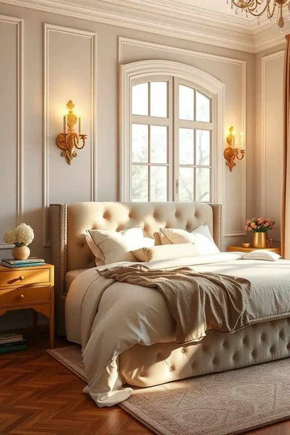 elegant gold wall sconces