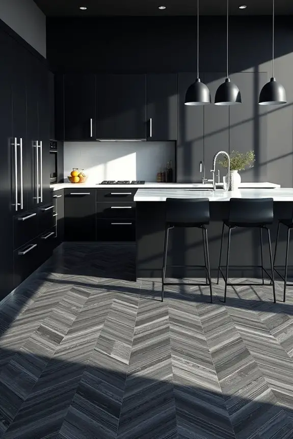 elegant gradient tile design