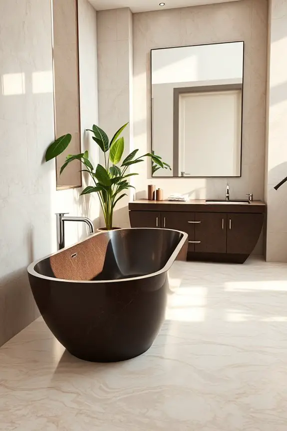 elegant granite and marble