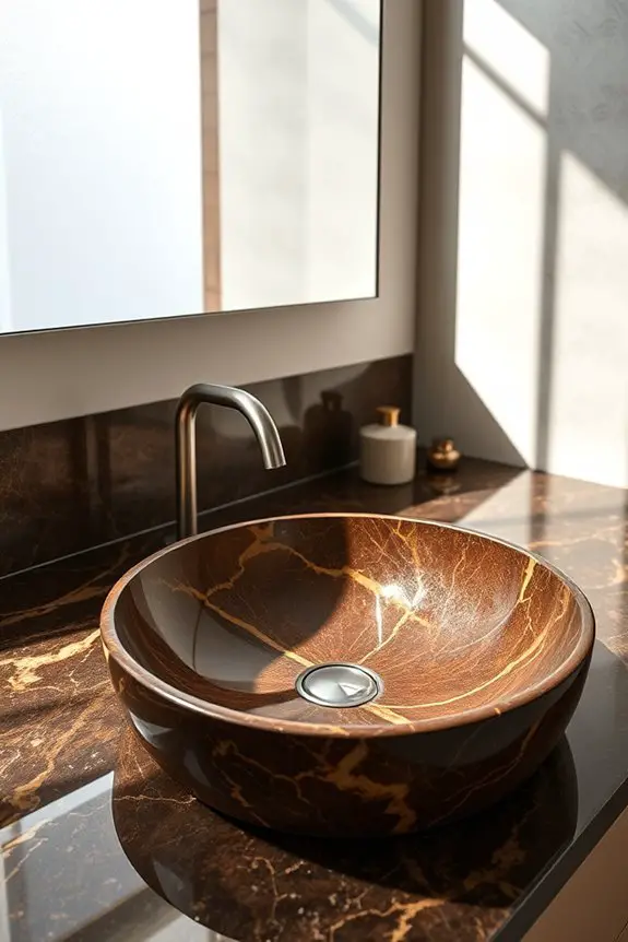 elegant granite sink designs