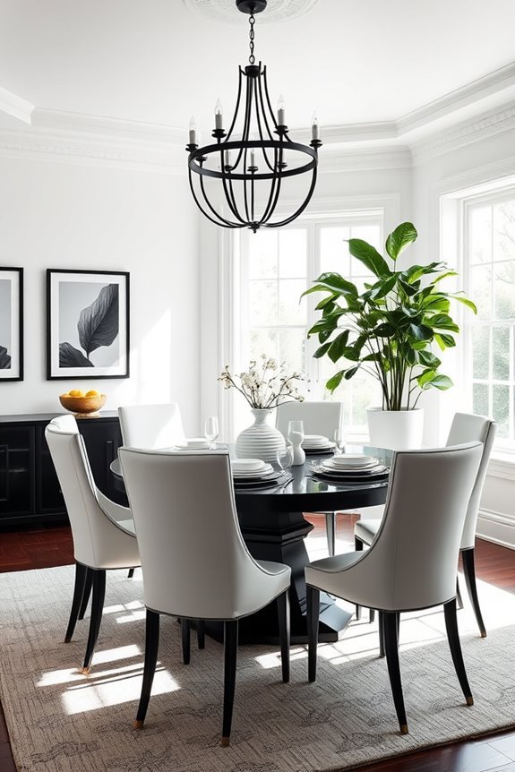 elegant indoor plant integration