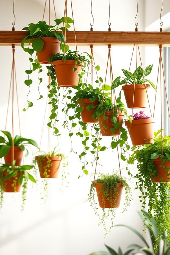 elegant indoor terracotta arrangements
