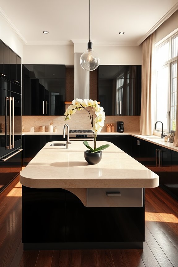 elegant kitchen finishing touches