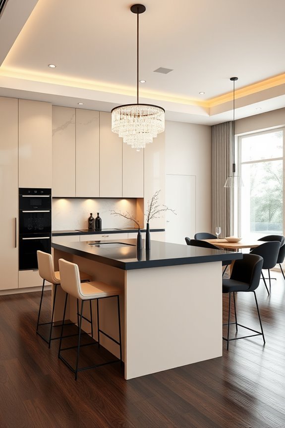 elegant kitchen lighting options