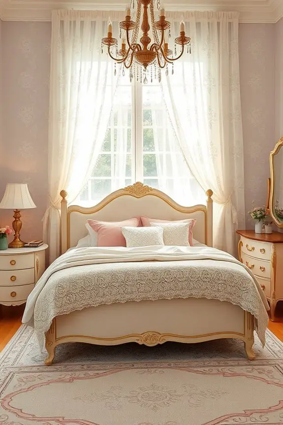 elegant lace curtain ambiance