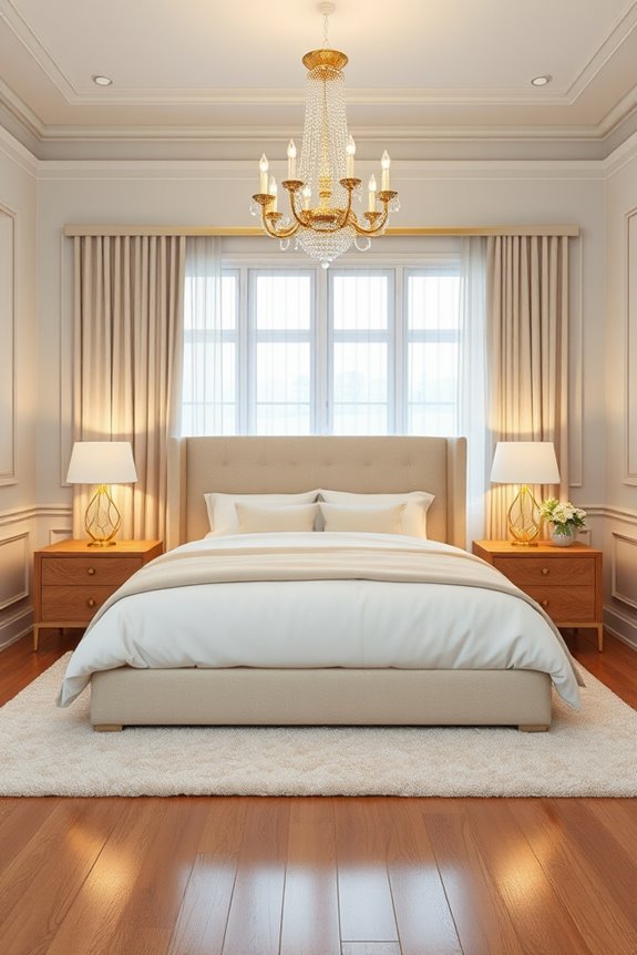 elegant lighting enhances ambiance