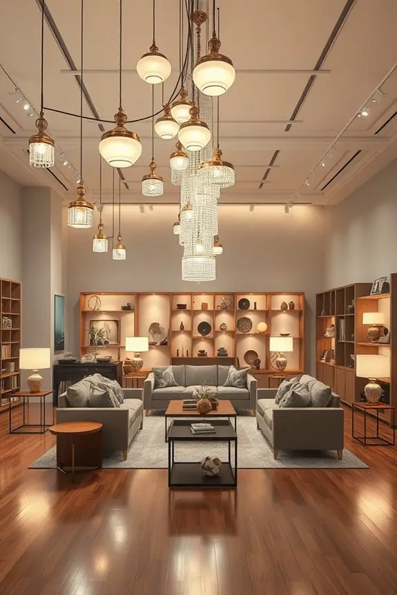 elegant lighting enhances atmosphere