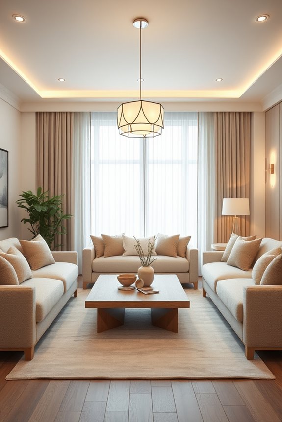 elegant lighting enhances design