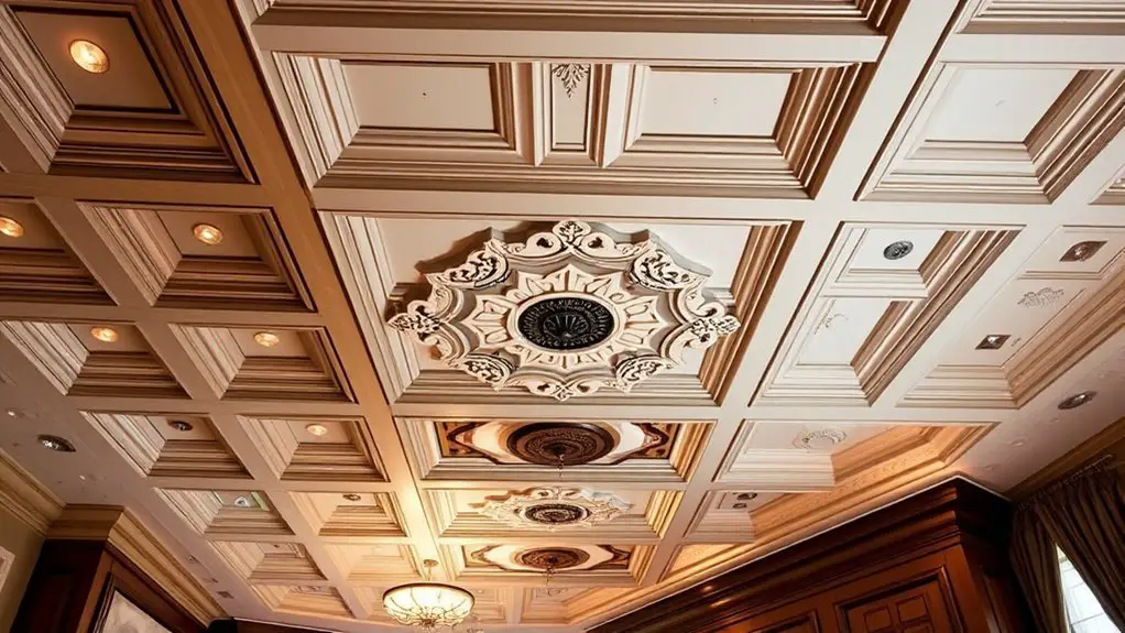 elegant living room ceilings