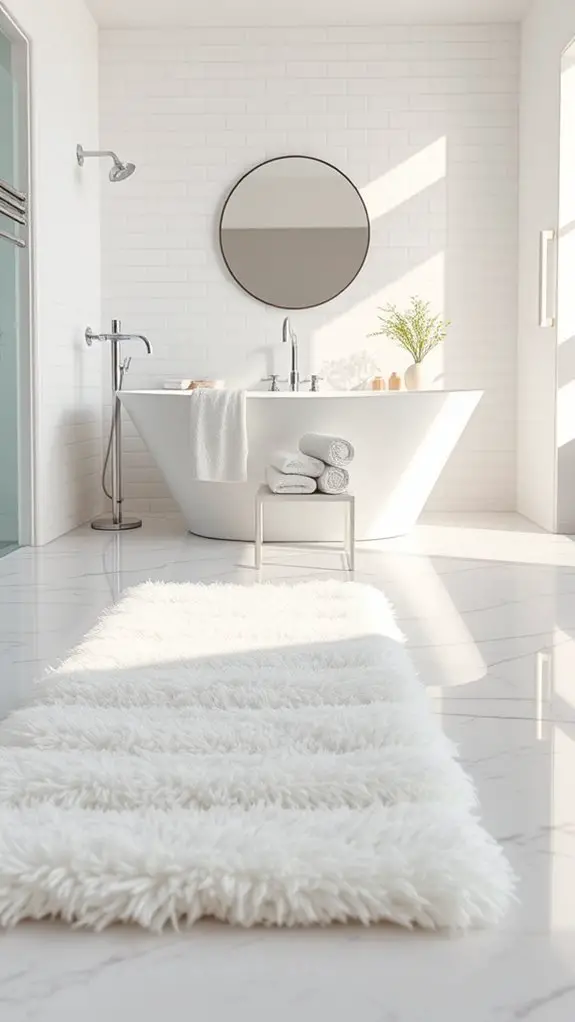 elegant luxury bath mats