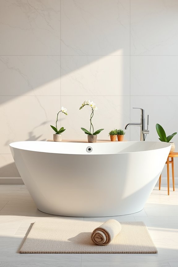 elegant luxury bathroom retreat