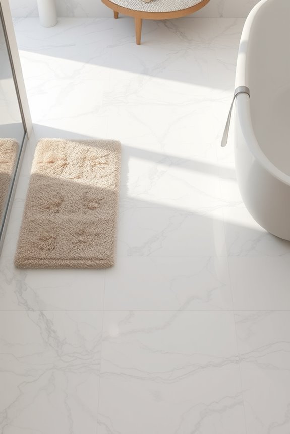 elegant marble bathroom design