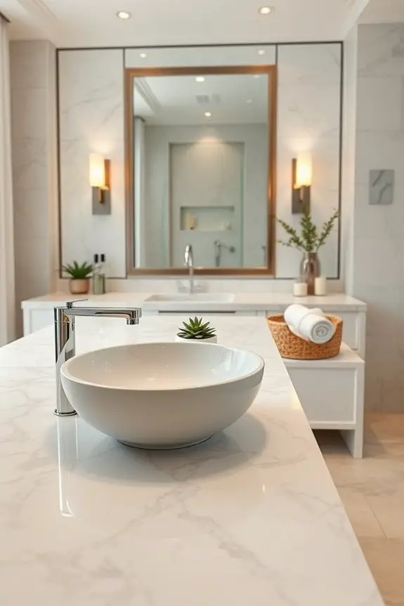 elegant marble bathroom luxury