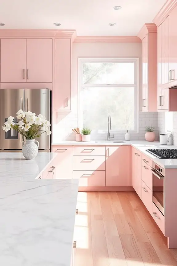 elegant marble kitchen countertops
