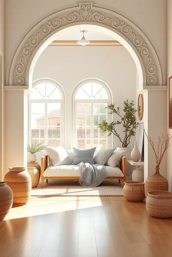 elegant mediterranean archways design