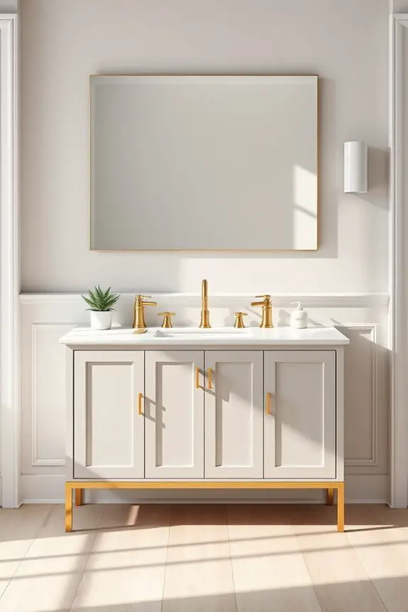 elegant minimalist bathroom design