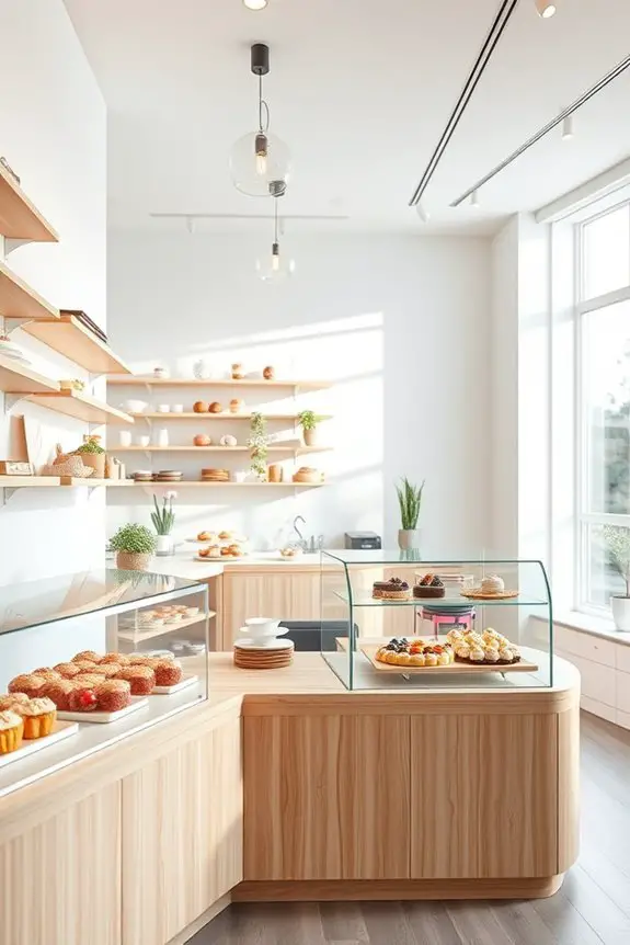 elegant minimalist dessert haven