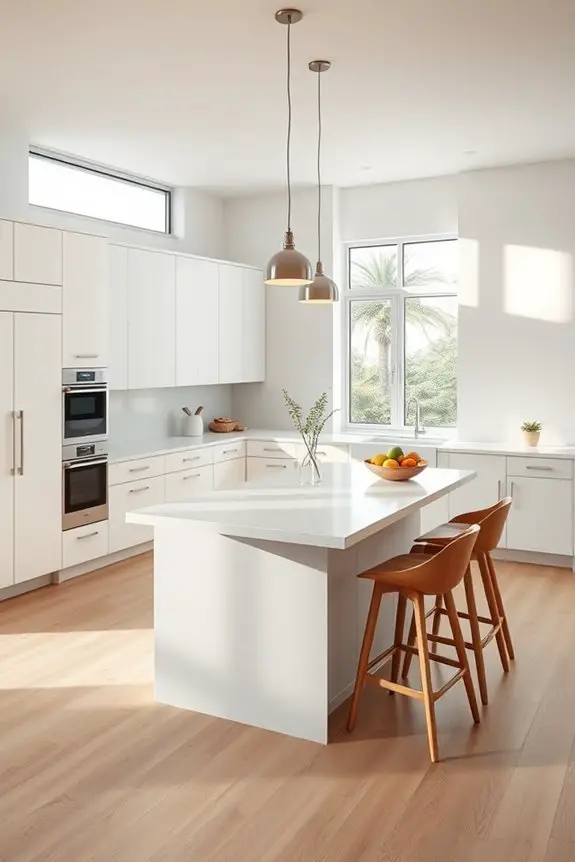 elegant minimalist kitchen design