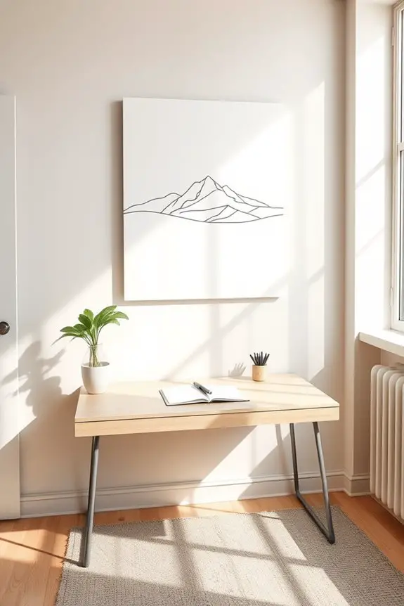 elegant minimalist line art