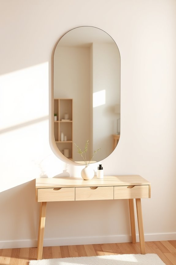 elegant minimalist mirror designs