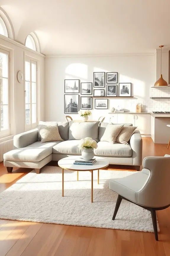 elegant minimalist parisian retreat