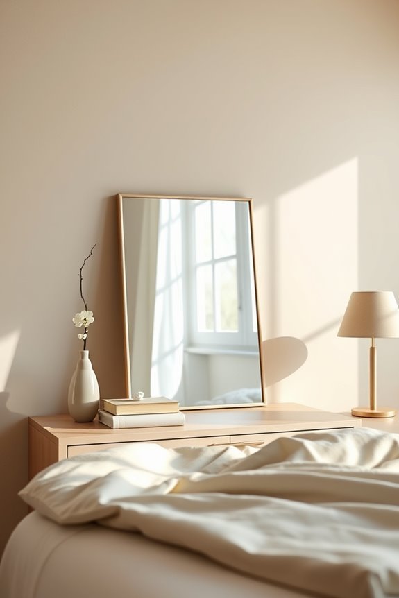 elegant minimalist rectangular mirrors
