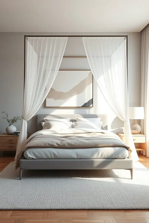 elegant modern canopy beds