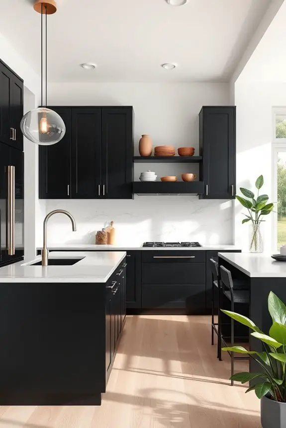 elegant modern kitchen design