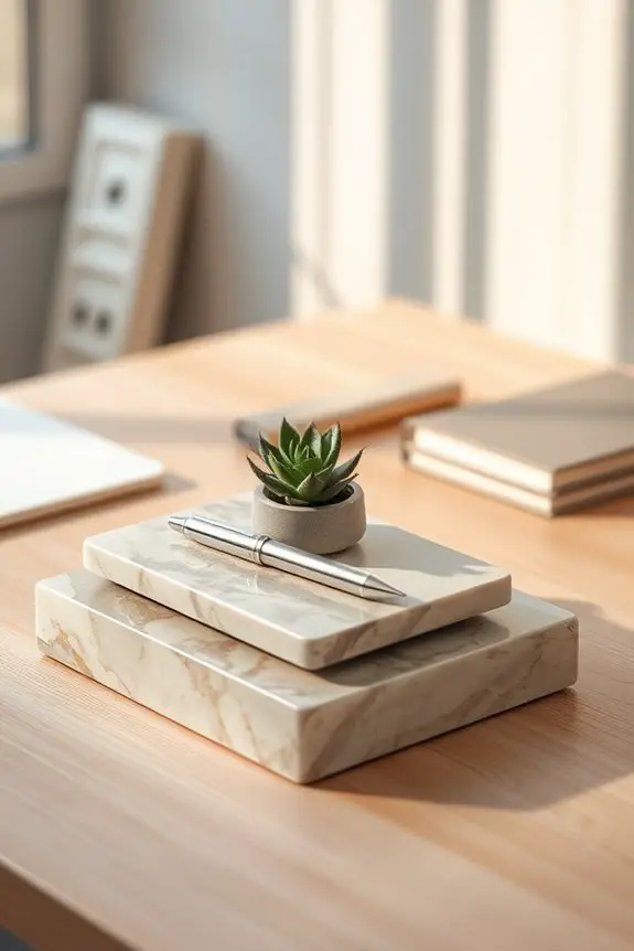elegant natural stone organization