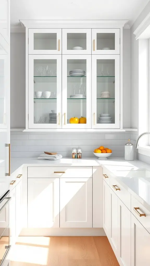 elegant open storage display