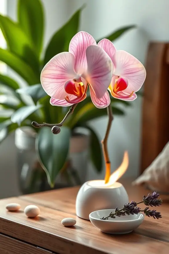 elegant orchid night light