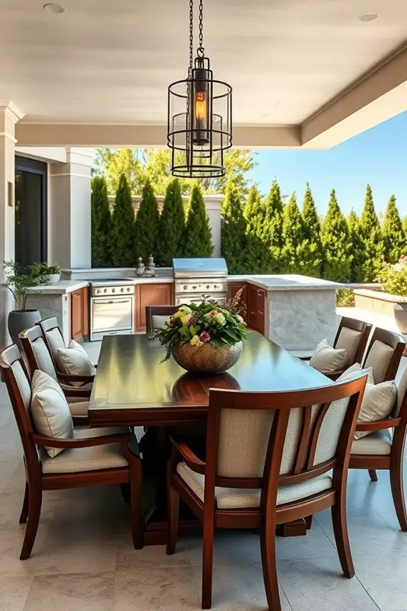 elegant outdoor dining experience