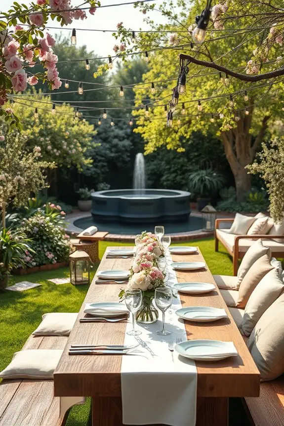 elegant outdoor dining experience