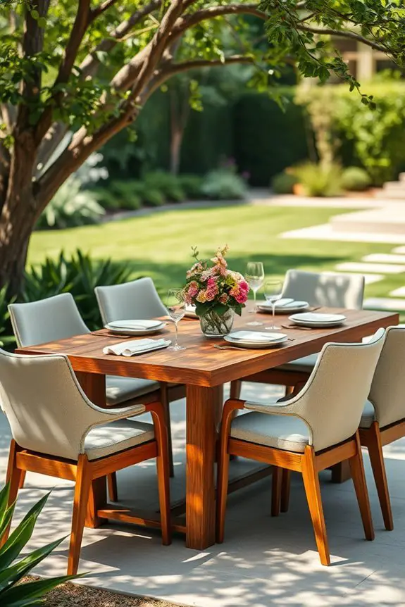 elegant outdoor dining experience
