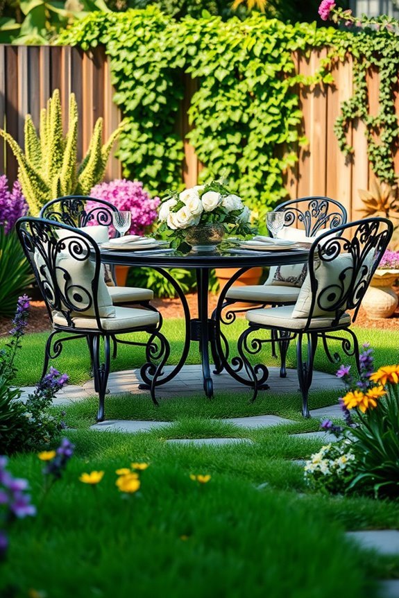 elegant outdoor dining furniture