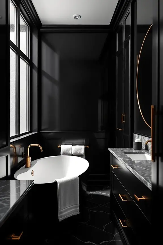 elegant rich black finishes