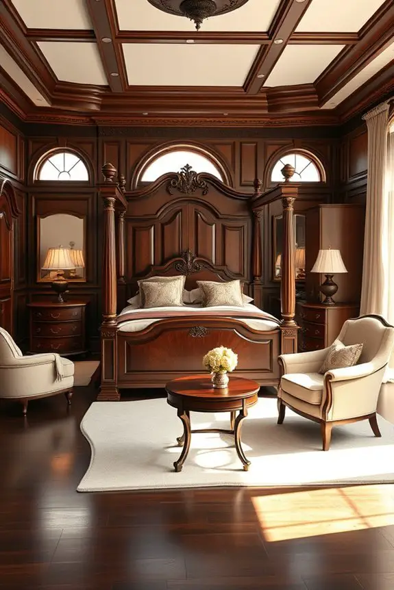 elegant rich wood finishes