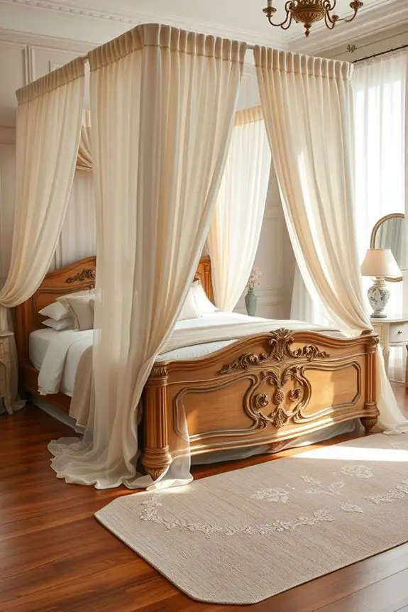 elegant romantic bed canopies