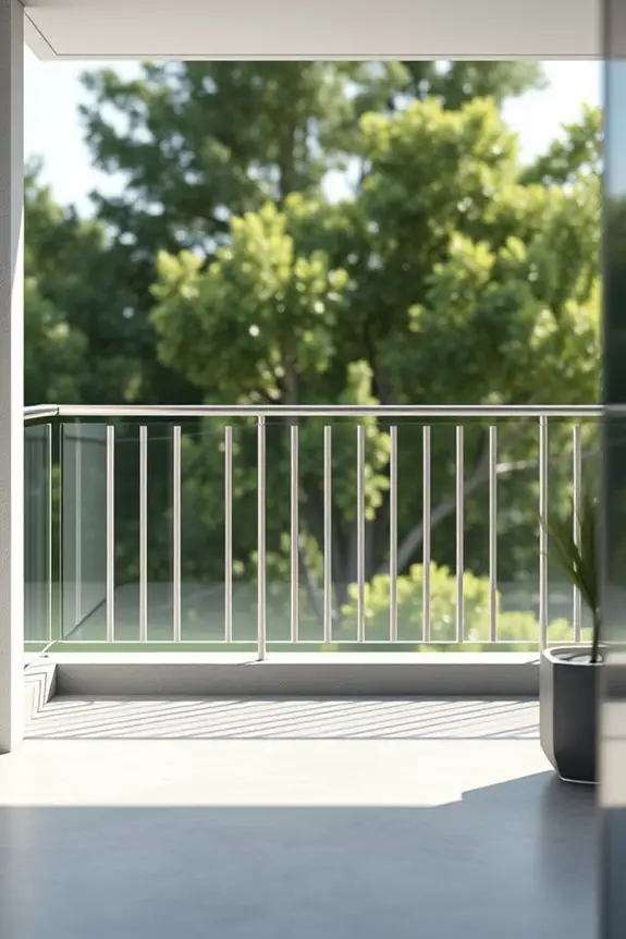 elegant safety for balconies