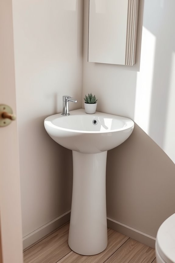 elegant space saving sink designs