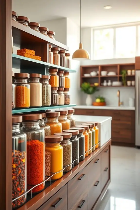 elegant spice storage solutions