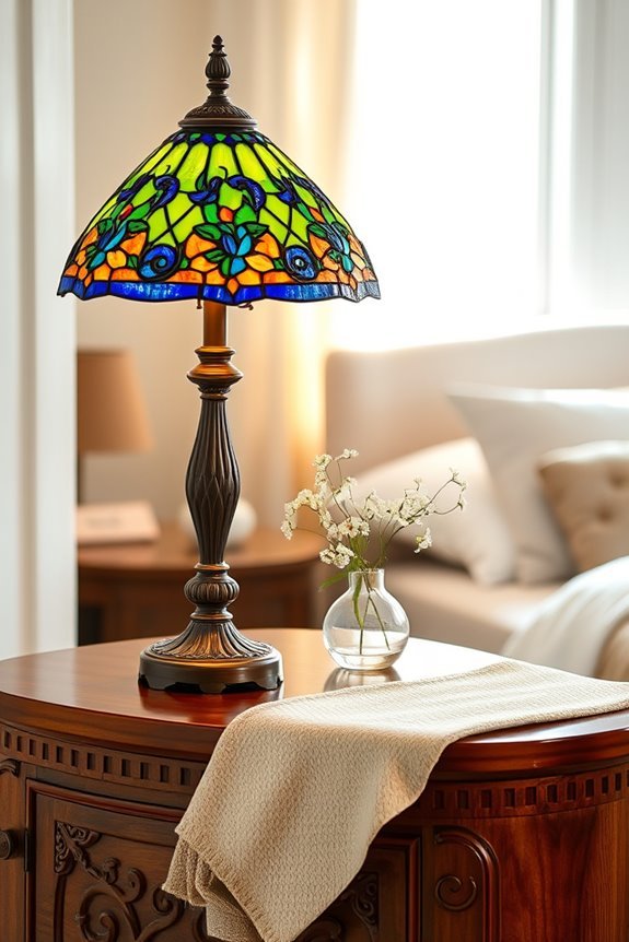 elegant stained glass illumination