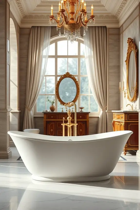 elegant statement bathtub faucets