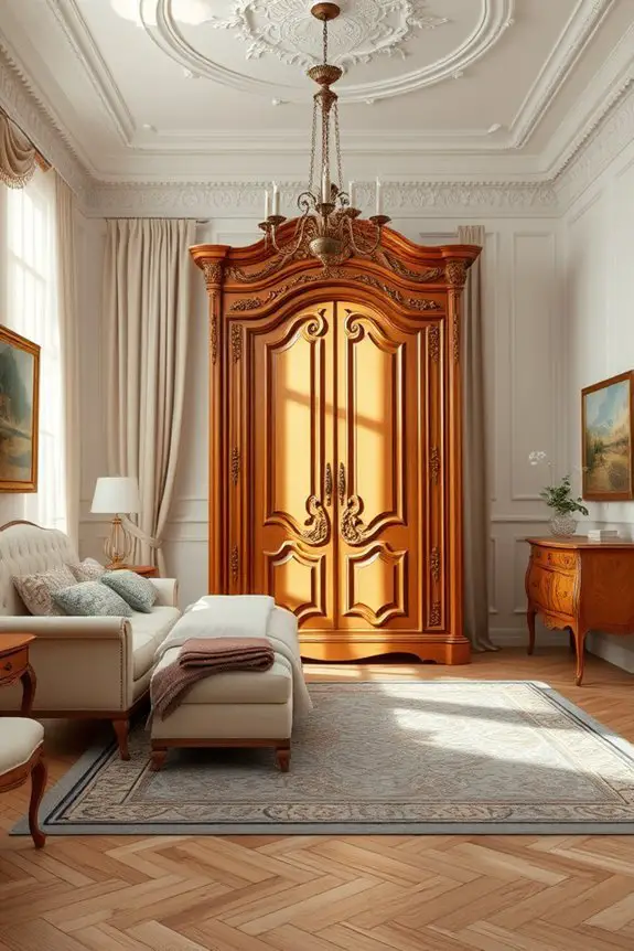 elegant storage statement armoire