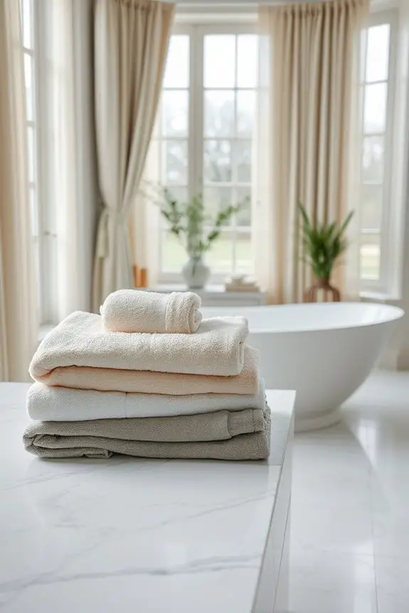 elegant textiles elevate bathrooms