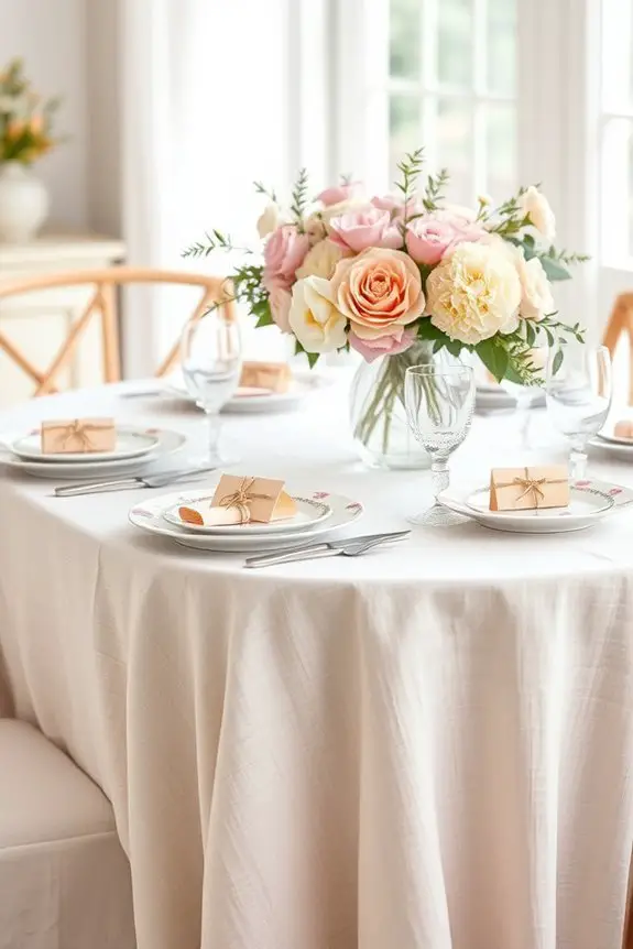 elegant themed table linens