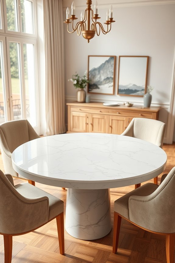 elegant timeless marble tables