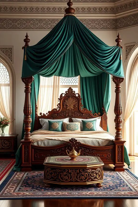 elegant traditional bed canopies
