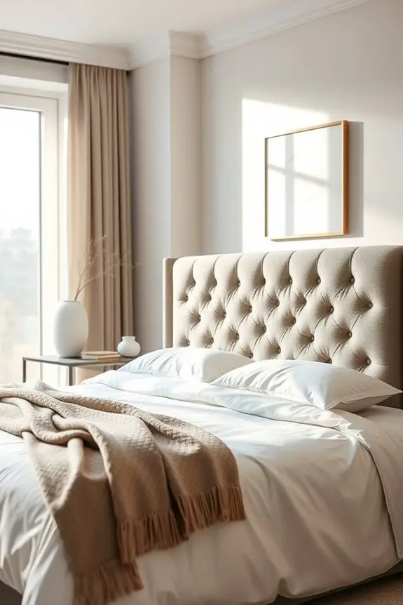 elegant tufted backrests enhance comfort
